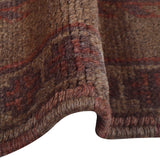 Modern Overdyed Antique Style Rug 4.4x2.9 ft