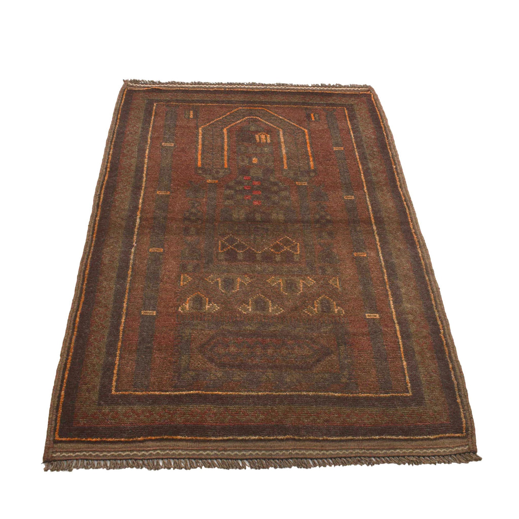 Artistic Overdyed Wool Area Rug 4.6x2.9 ft