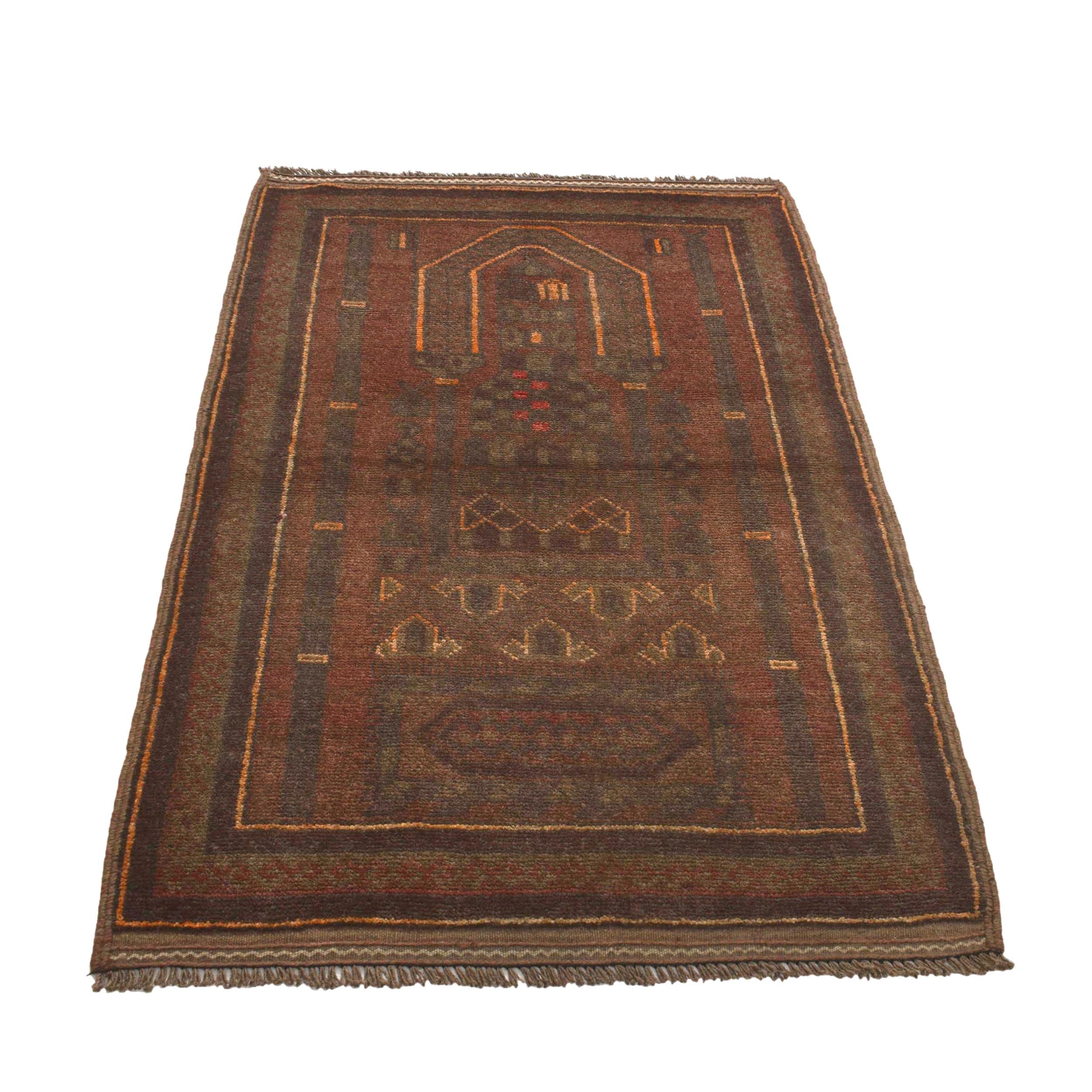 Artistic Overdyed Wool Area Rug 4.6x2.9 ft