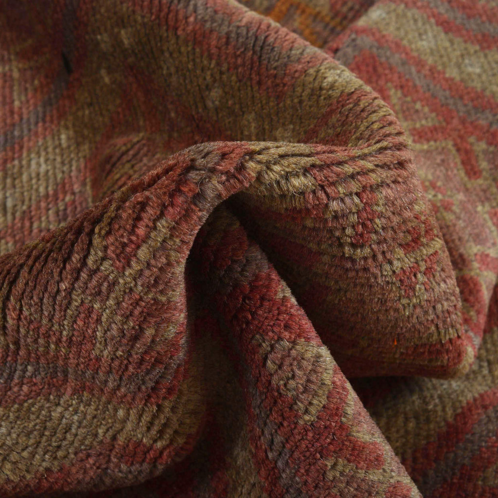 Traditional Overdyed Vintage Carpet 4.6x2.9 ft