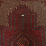 Elegant Overdyed Handmade Rug 4.6x3 ft