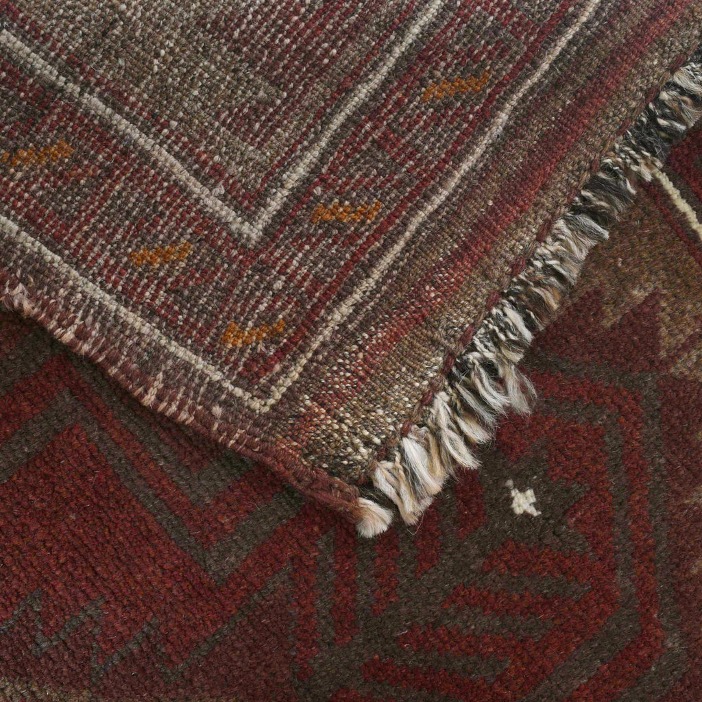 Elegant Overdyed Handmade Rug 4.6x3 ft