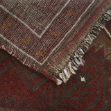 Elegant Overdyed Handmade Rug 4.6x3 ft