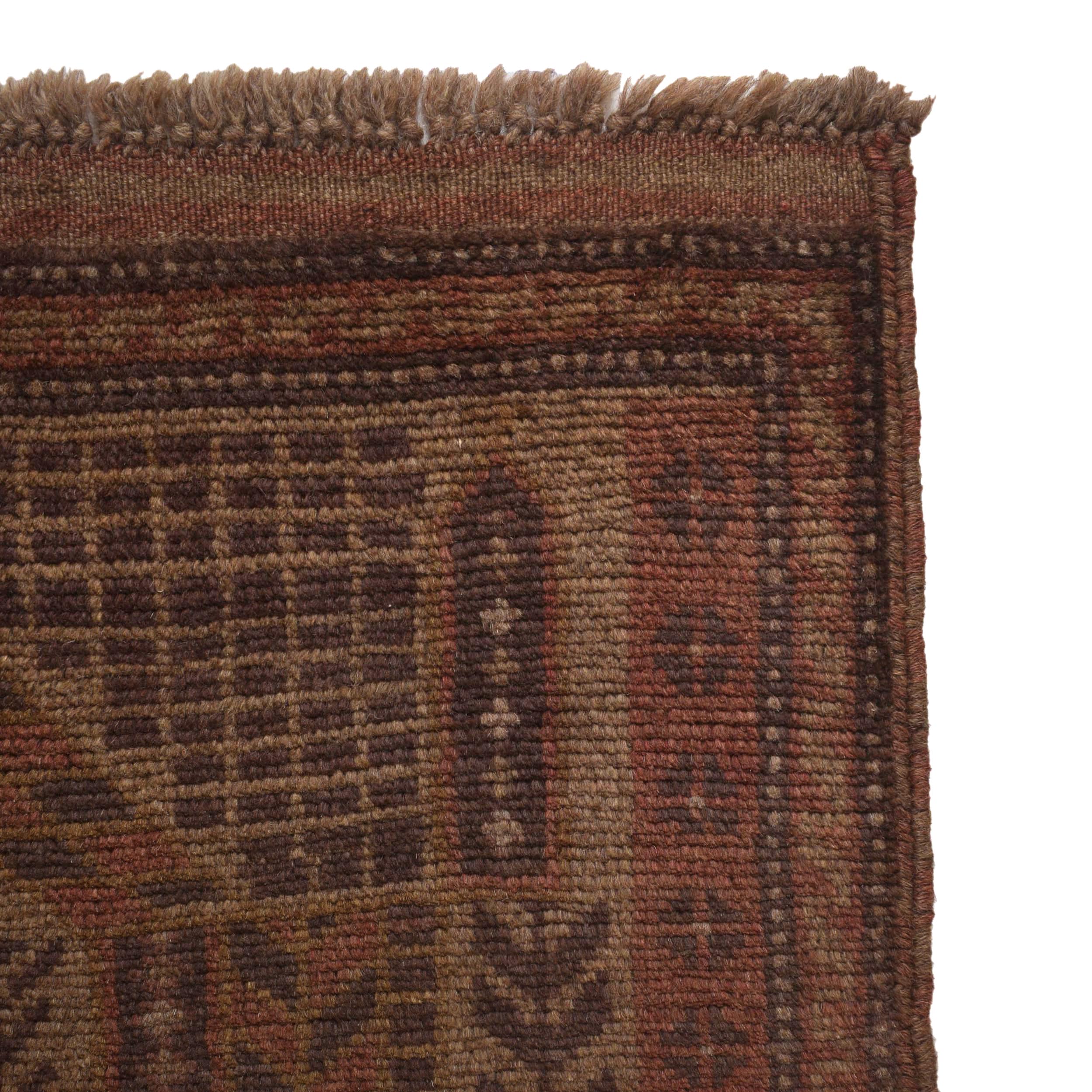 Premium Quality Overdyed Wool Carpet 4.4x2.8 ft