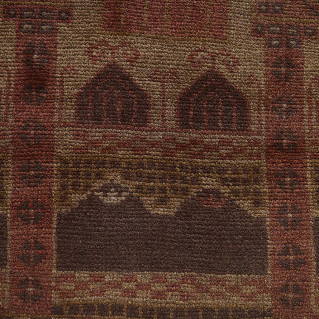 Premium Quality Overdyed Wool Carpet 4.4x2.8 ft
