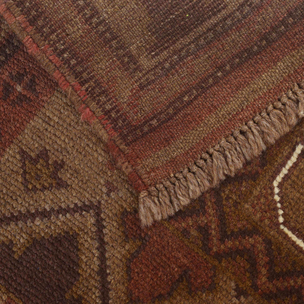 Premium Quality Overdyed Wool Carpet 4.4x2.8 ft