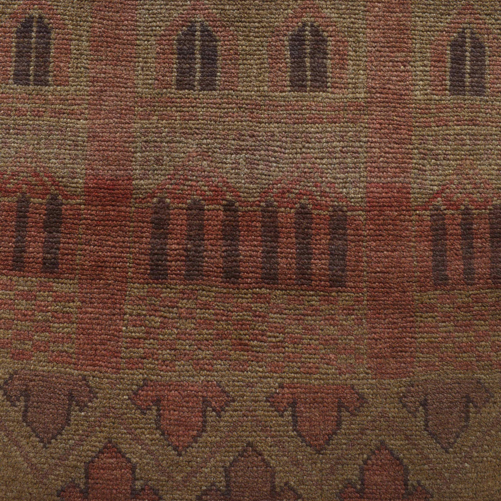Handmade Colorful Overdyed Carpet 4.4x3 ft