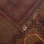 Handmade Colorful Overdyed Carpet 4.4x3 ft