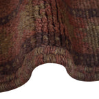 Distressed Antique Overdyed Wool Rug 4.4x3 ft
