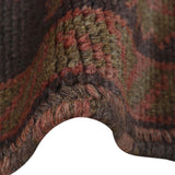 Vintage Style Overdyed Boho Carpet 4.4x2.5 ft