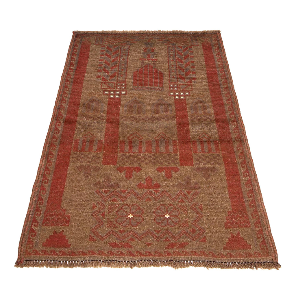 Premium Handmade Overdyed Area Rug 4.2x2.6 ft