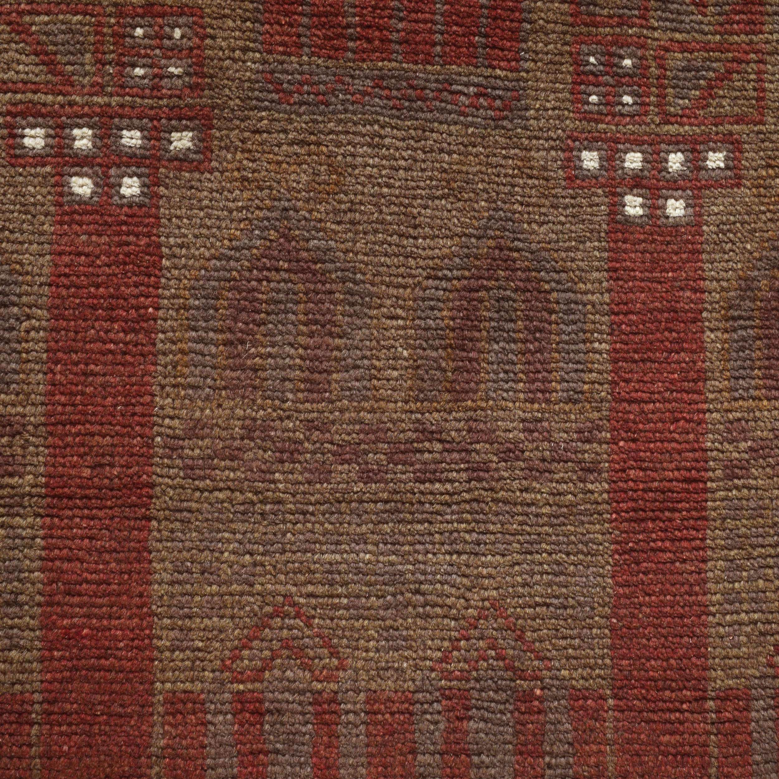 Premium Handmade Overdyed Area Rug 4.2x2.6 ft