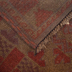 Premium Handmade Overdyed Area Rug 4.2x2.6 ft