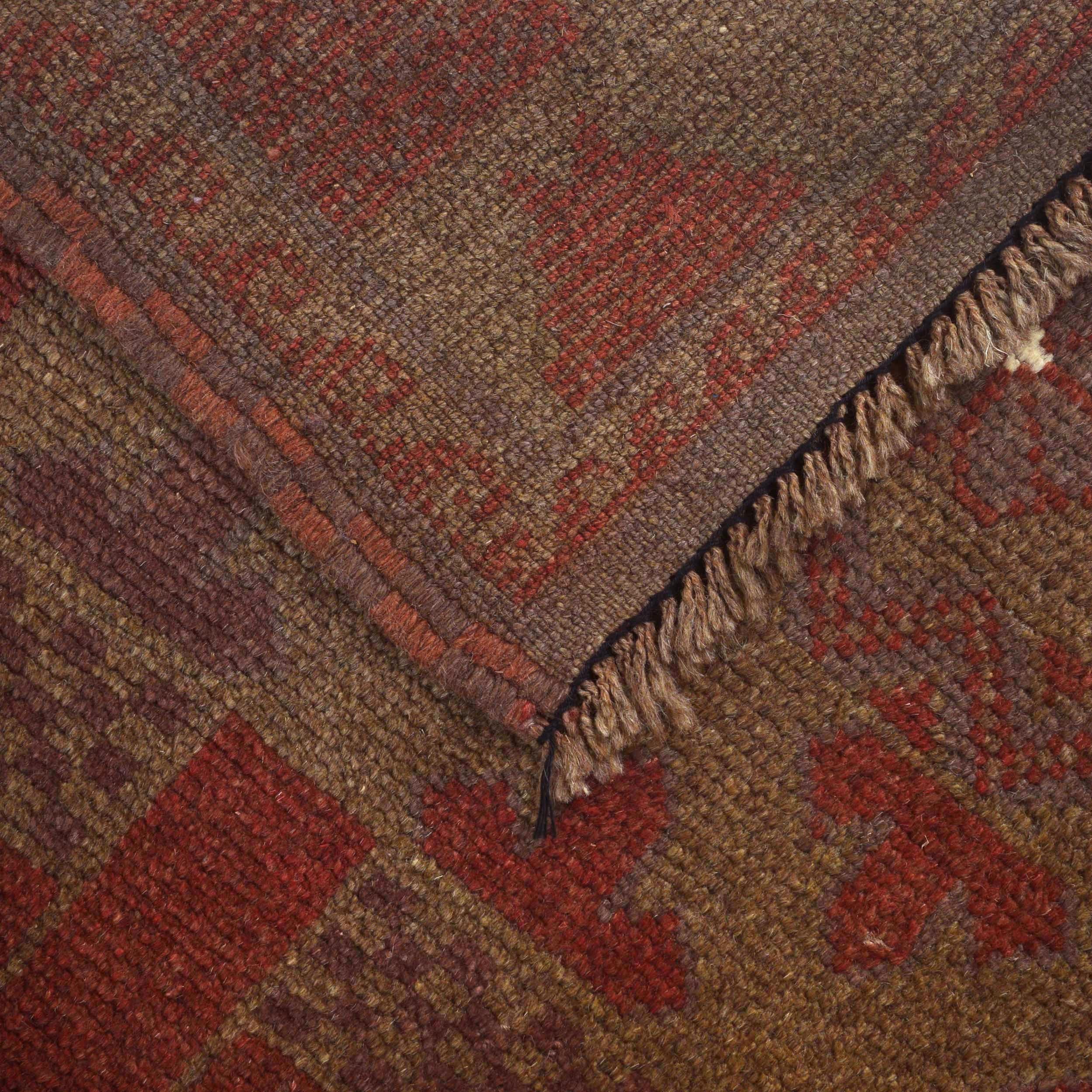 Premium Handmade Overdyed Area Rug 4.2x2.6 ft