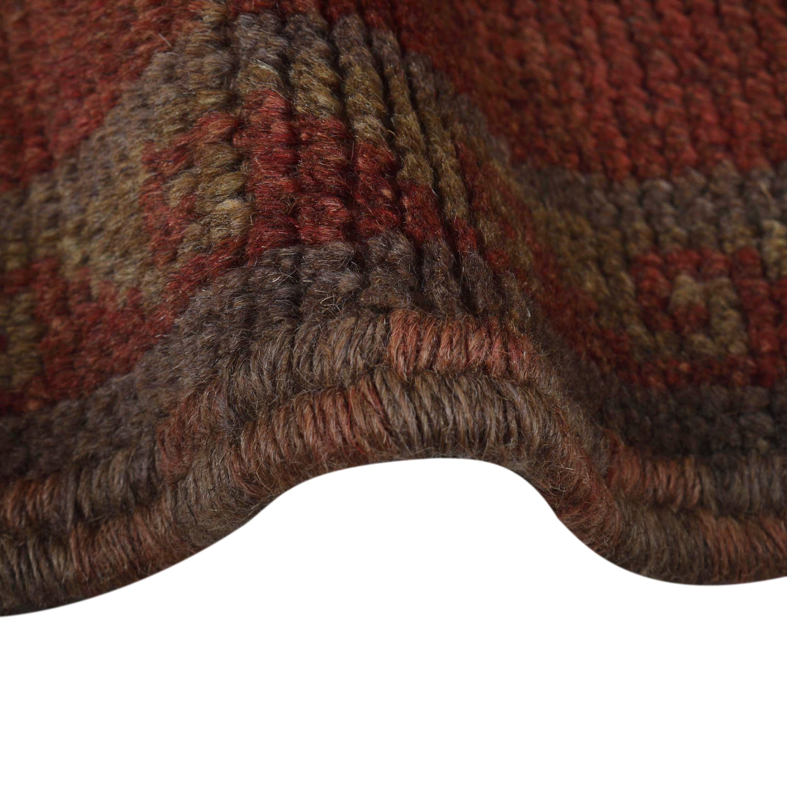 Premium Handmade Overdyed Area Rug 4.2x2.6 ft