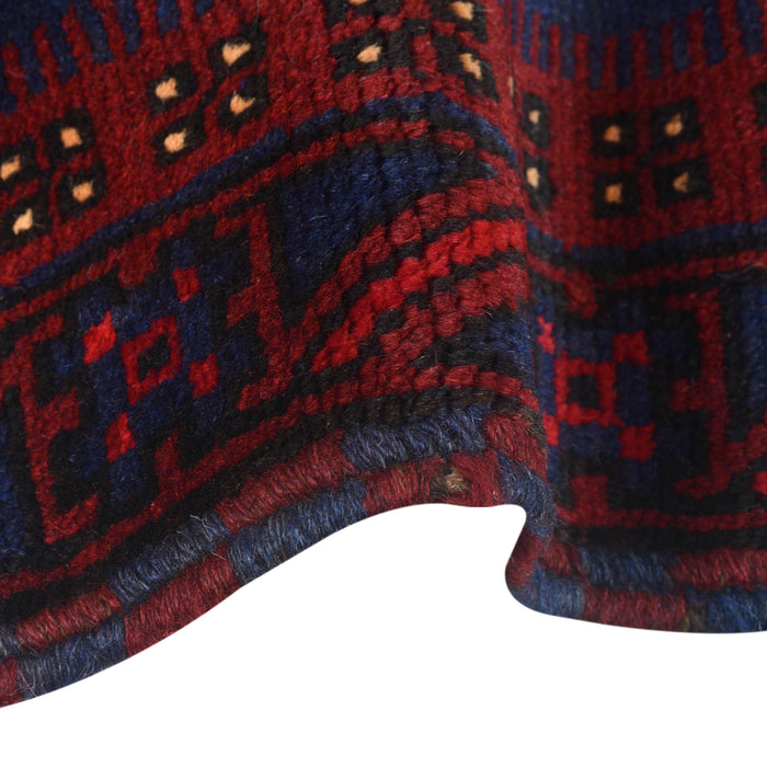 Afghan Handcrafted Prayer Rug 4.6x2.7 ft