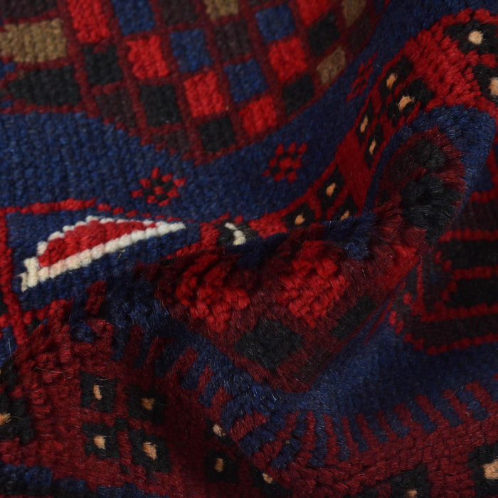 Afghan Handcrafted Prayer Rug 4.6x2.7 ft