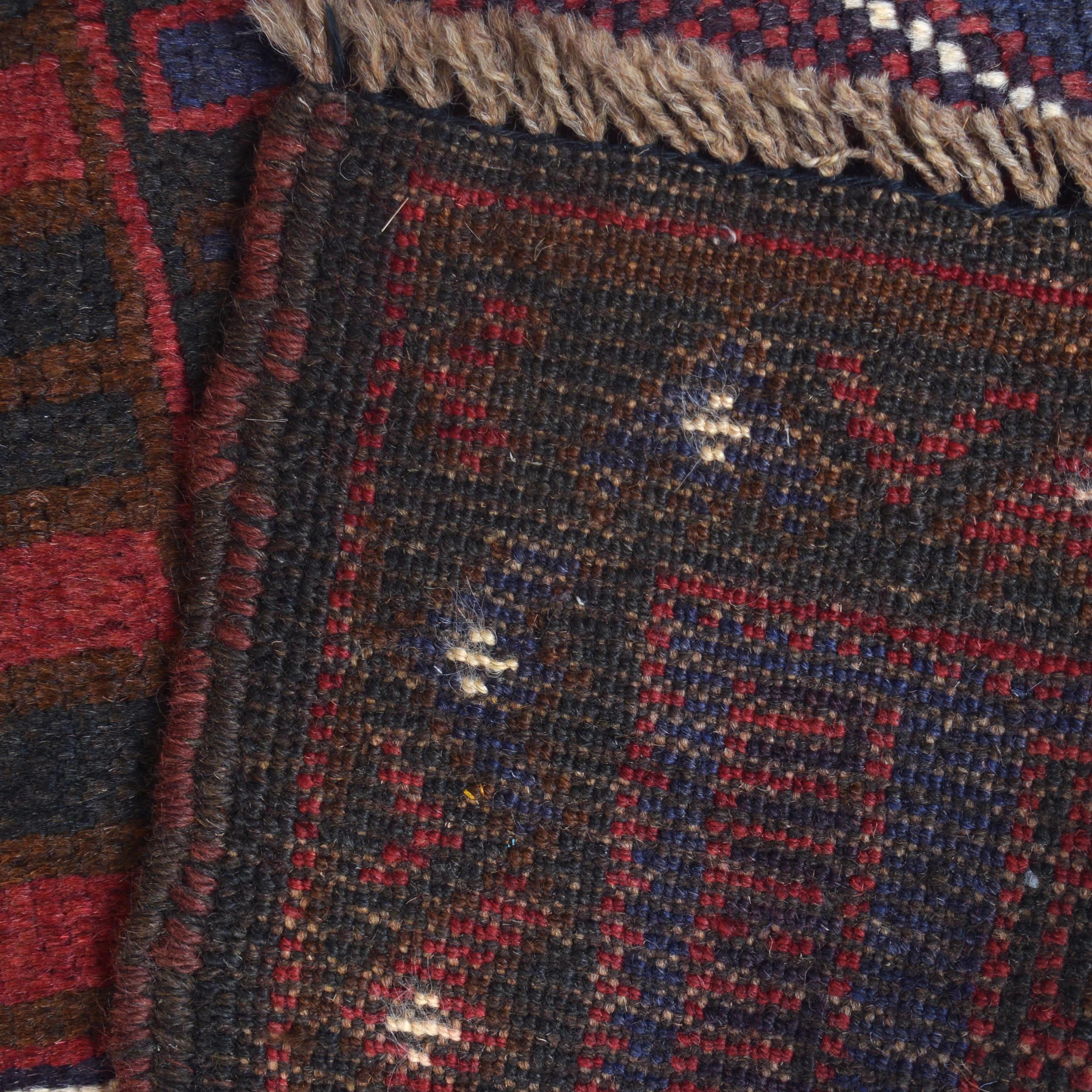 Prayer Rug Nomadic Style 4.5x2.7 ft