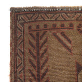 Classic Overdyed Persian Look Rug 4.1x2.6 ft