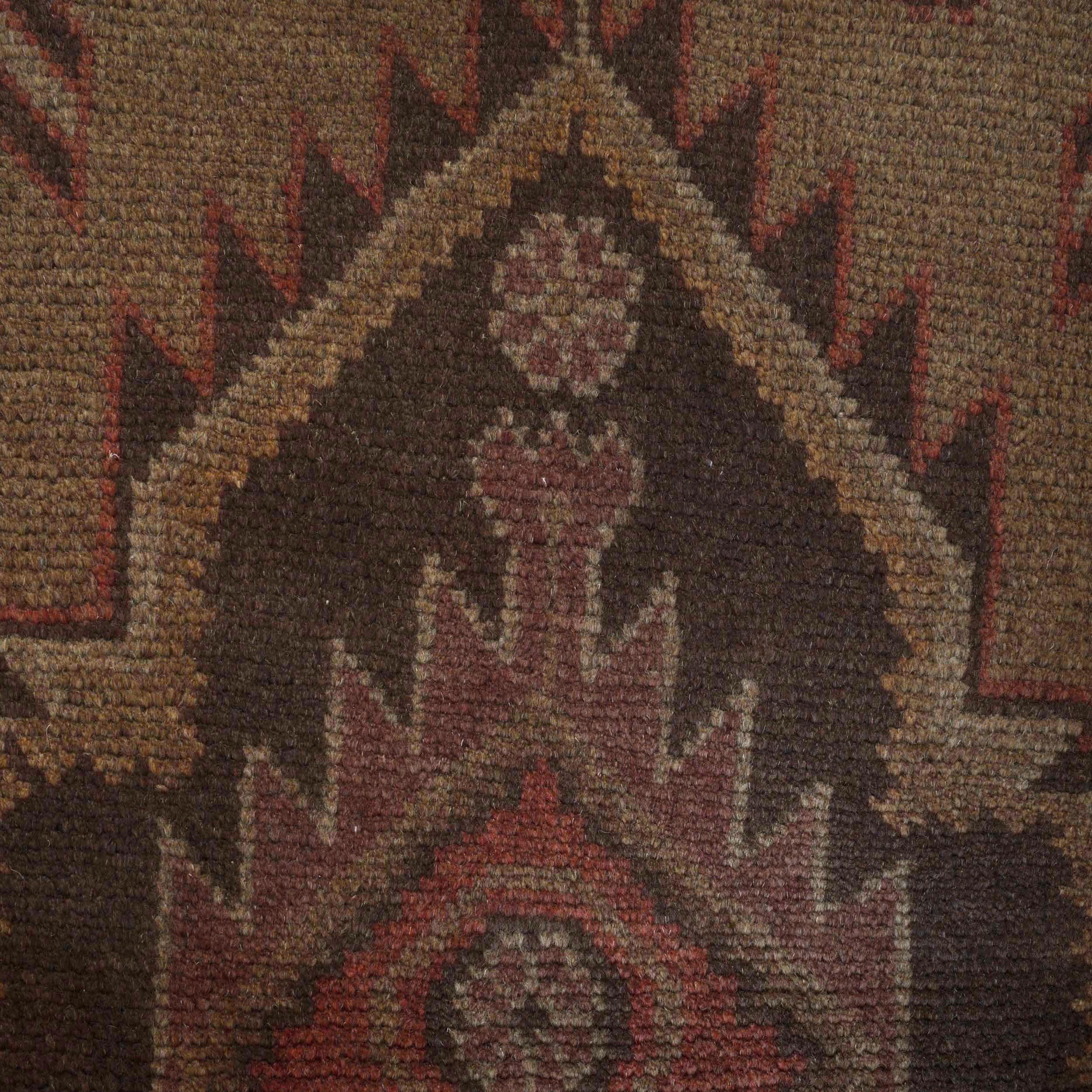 Classic Overdyed Persian Look Rug 4.1x2.6 ft