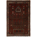 Artistic Distressed Overdyed Carpet 4.2x2.7 ft