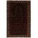 Authentic Afghan Overdyed Rug, Afghan Rug,