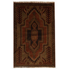 Premium Handwoven Overdyed Area Rug 4.2x2.9 ft