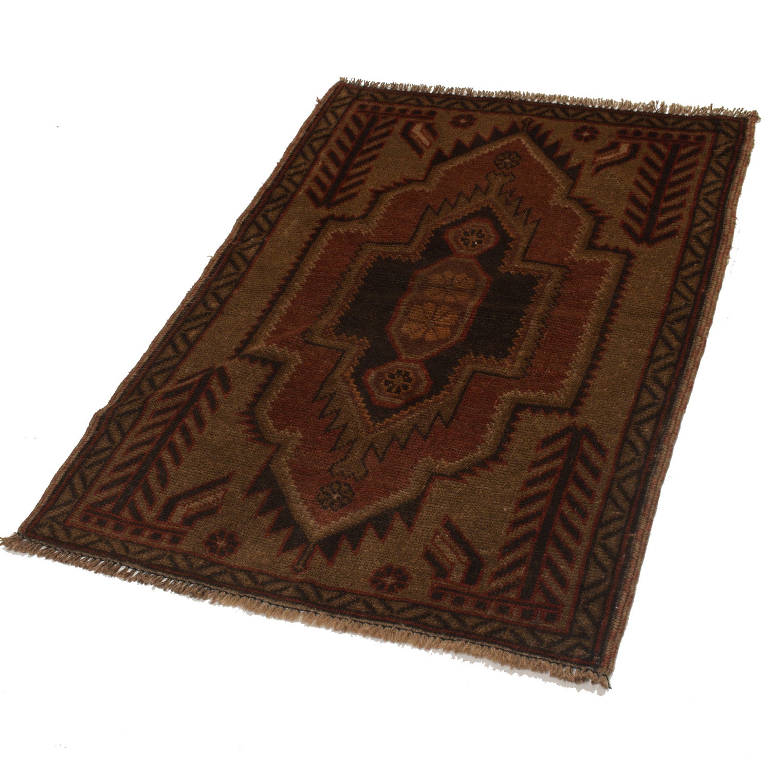 Premium Handwoven Overdyed Area Rug 4.2x2.9 ft