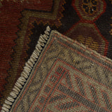 Premium Handwoven Overdyed Area Rug 4.2x2.9 ft