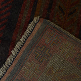 Classic Vintage Overdyed Persian Rug 4.4x2.8 ft