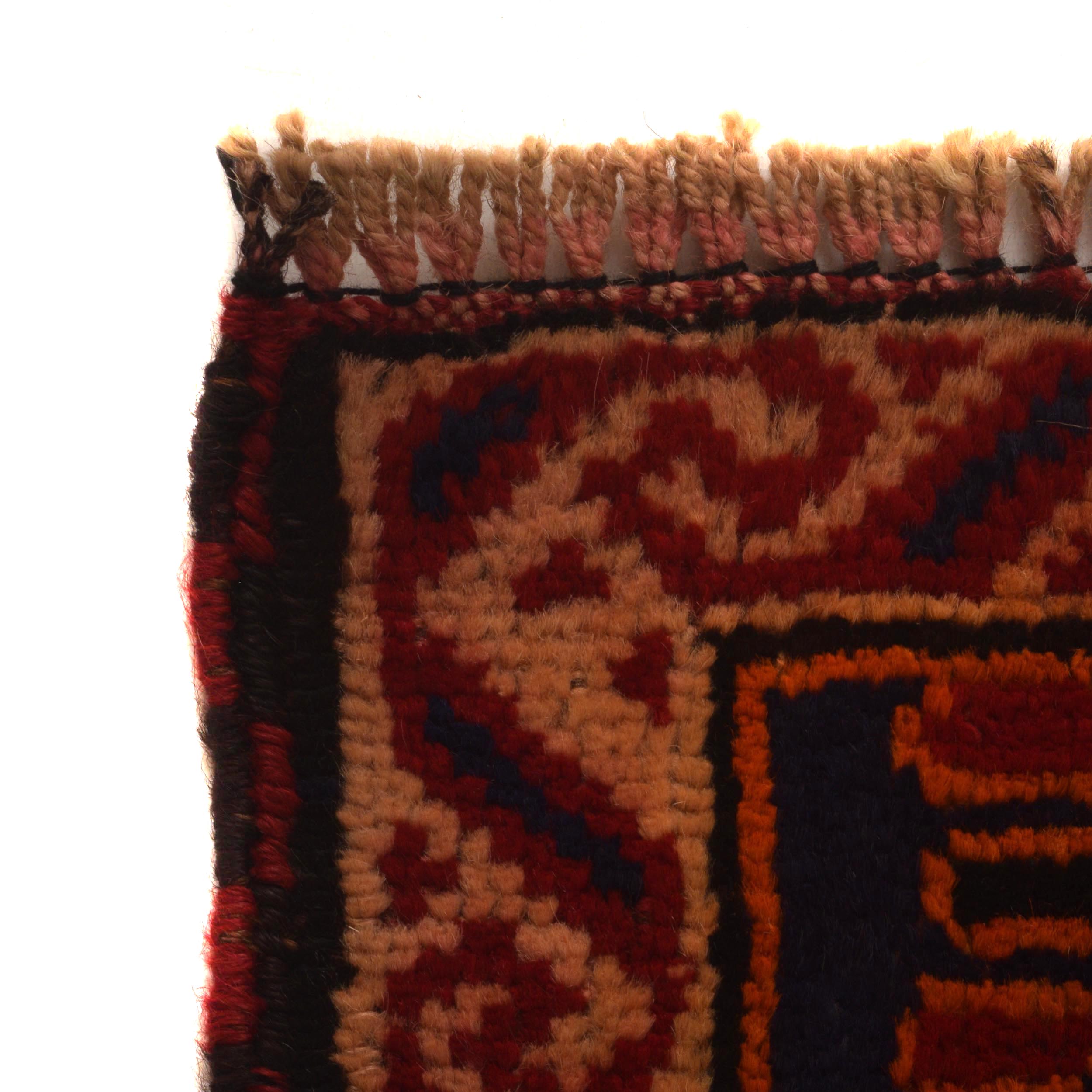 Handcrafted Afghan Prayer Mat Work 4.6x3 ft