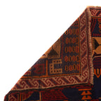 Handcrafted Afghan Prayer Mat Work 4.6x3 ft