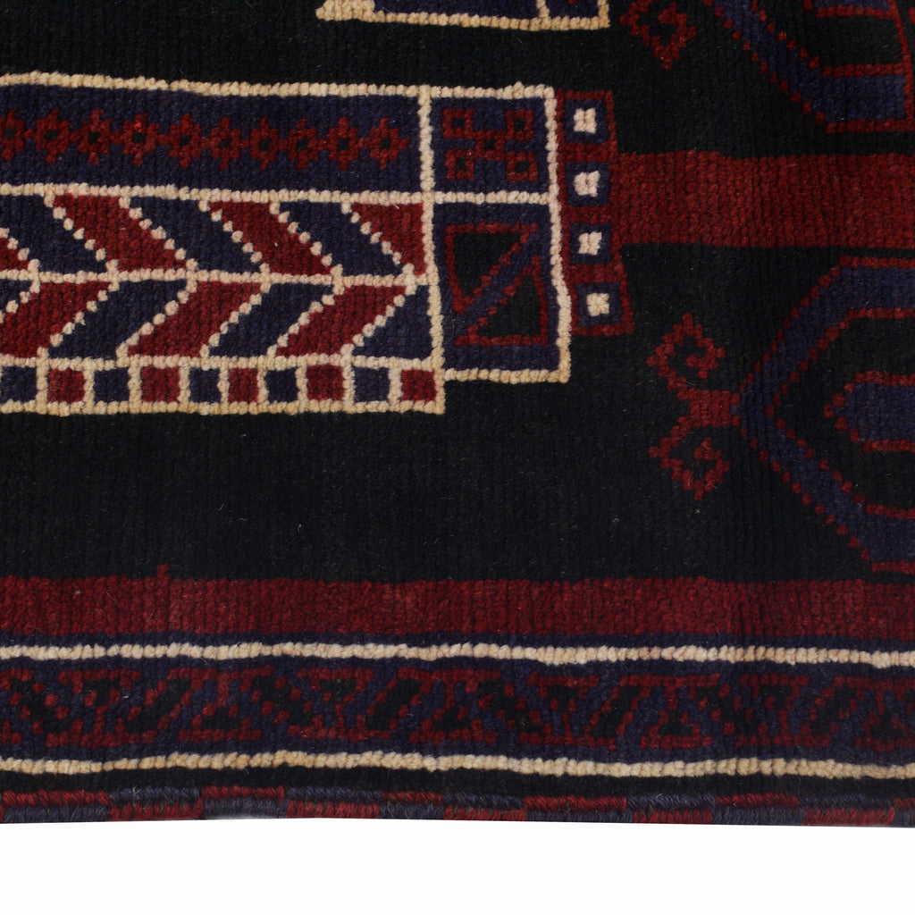 Prayer Mat Tribal Afghan 4.4x2.8 ft