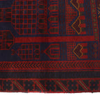 Prayer Rug Afghan Craft 5x2.7 ft