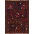 Afghan Weaving Prayer Mat 4.4x3 ft