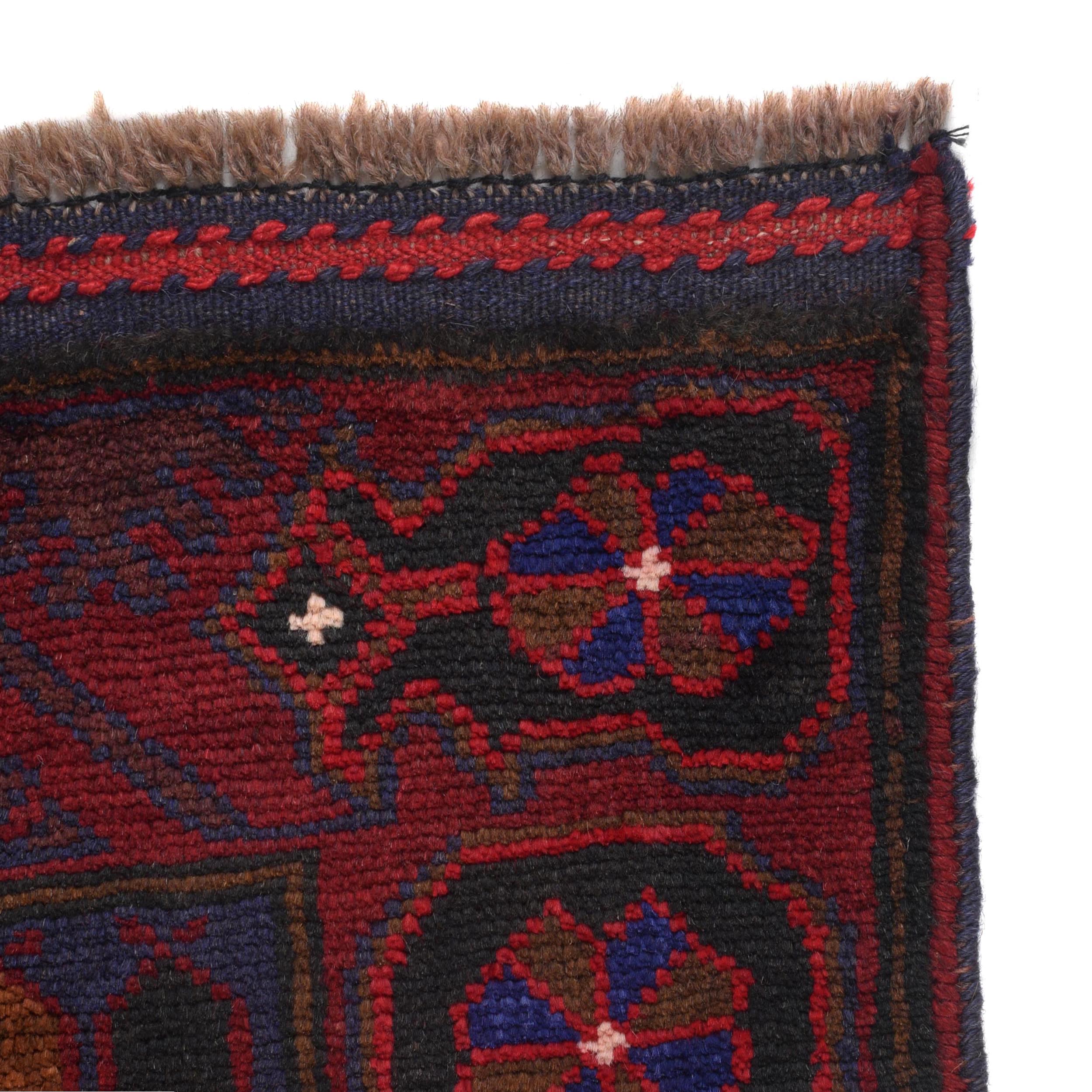Afghan Design Prayer Rug 4.7x2.9 ft