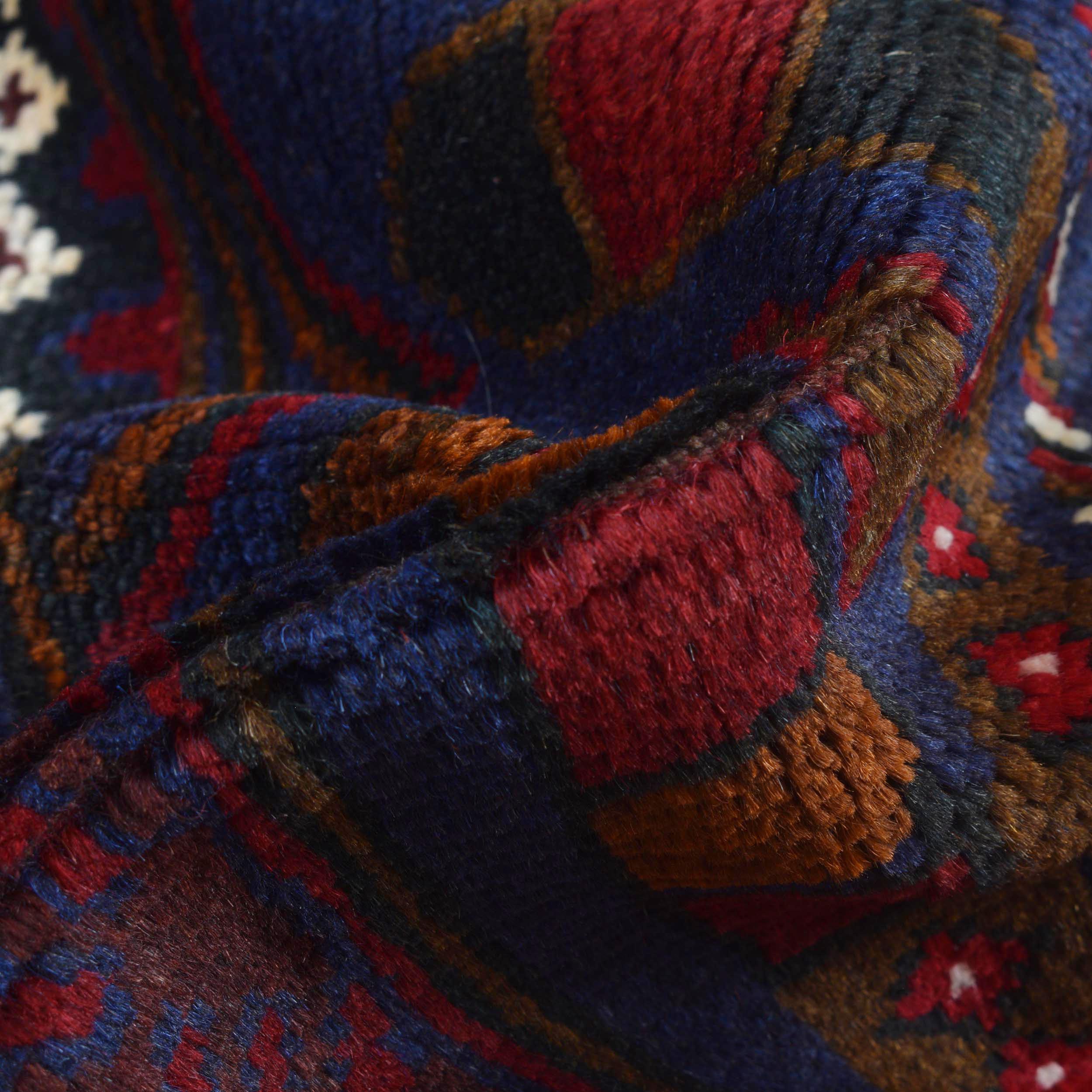 Afghan Design Prayer Rug 4.7x2.9 ft