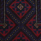 Traditional Prayer Mat Afghan 4.6x2.7 ft
