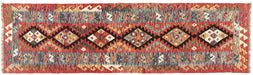 Afghan home decor, wool runner rug, authentic Afghan rug,