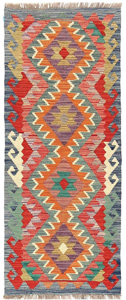 hand knotted runner rug, tribal inspired rug, wool runner rug, Afghan wool rug, handmade Afghan rug, 