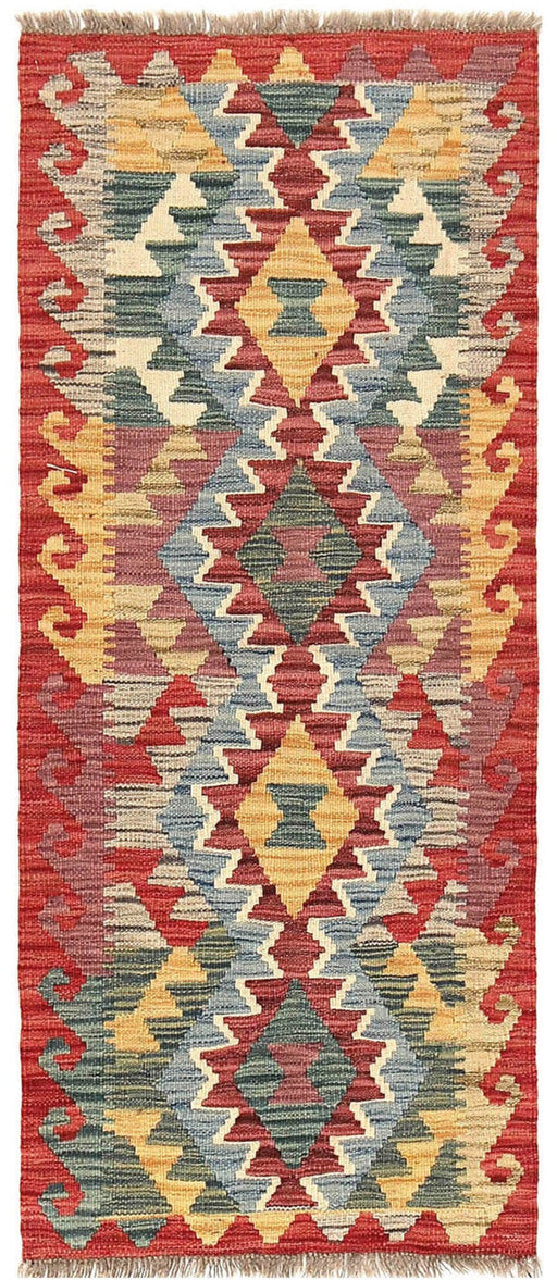 hand knotted runner rug, tribal inspired rug, wool runner rug, Afghan wool rug, handmade Afghan rug, 