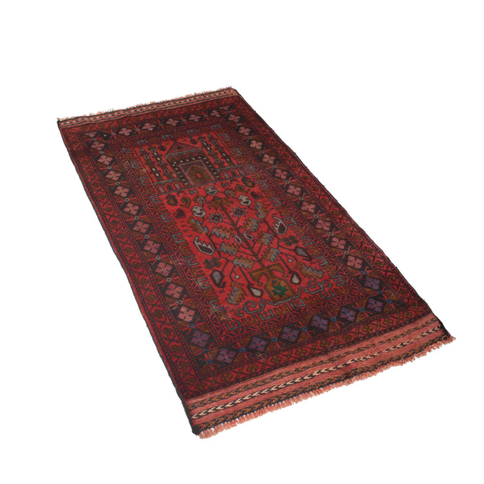 Afghan Handloom Prayer Mat 5.1x2.7 ft