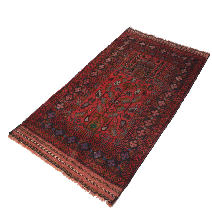 Afghan Handloom Prayer Mat 5.1x2.7 ft