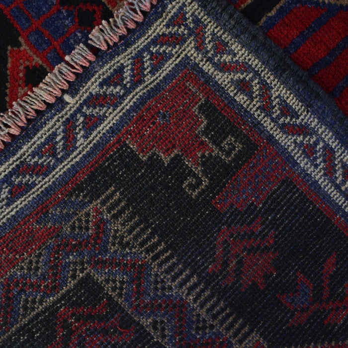 Prayer Mat Wool Afghan 4.3x2.8 ft