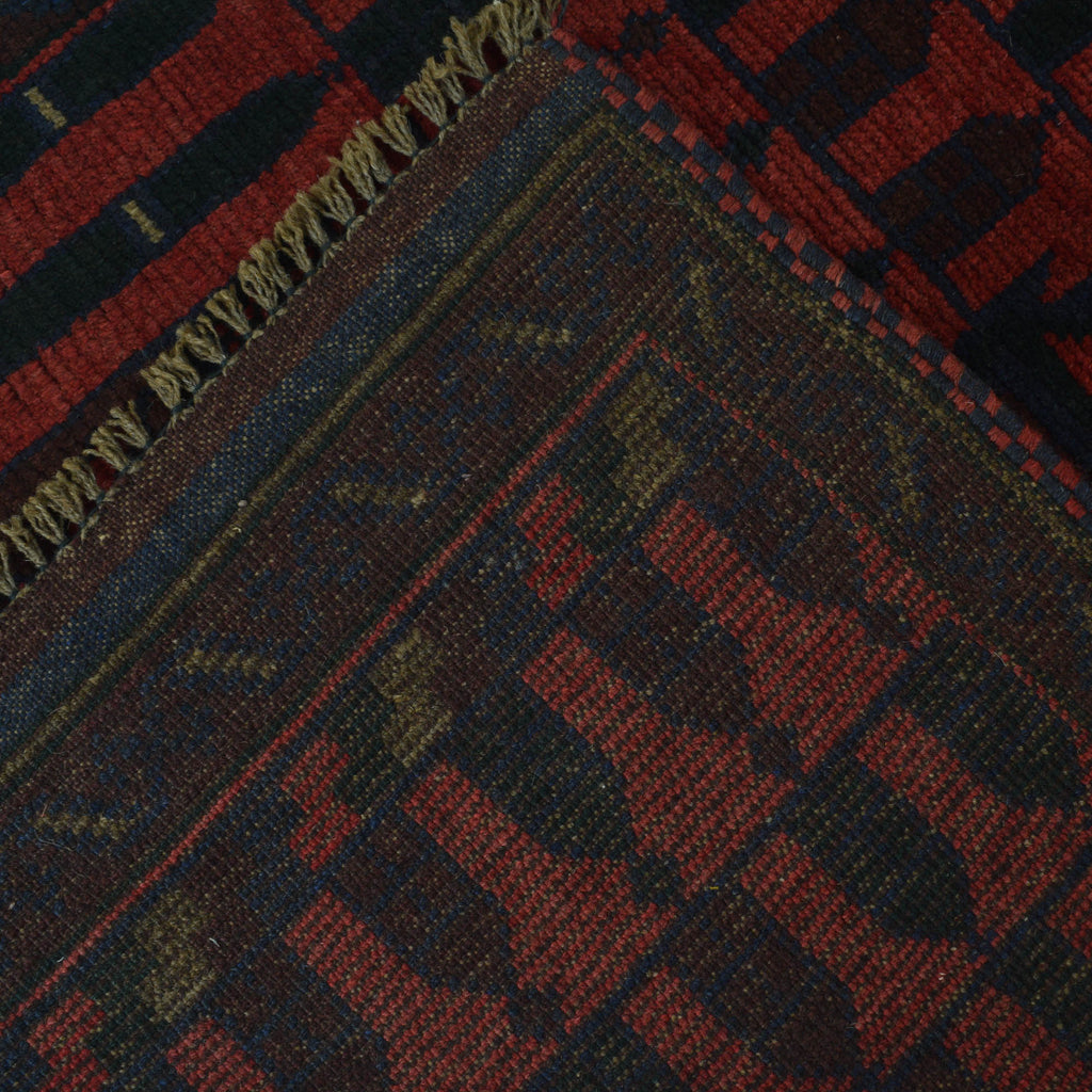 Afghan Tribal Worship Rug 4.4x2.9 ft