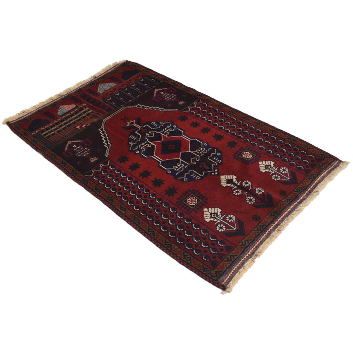 Sacred Afghan Prayer Mat 5x3 ft