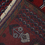 Afghan Woven Prayer Design 4.4x2.6 ft