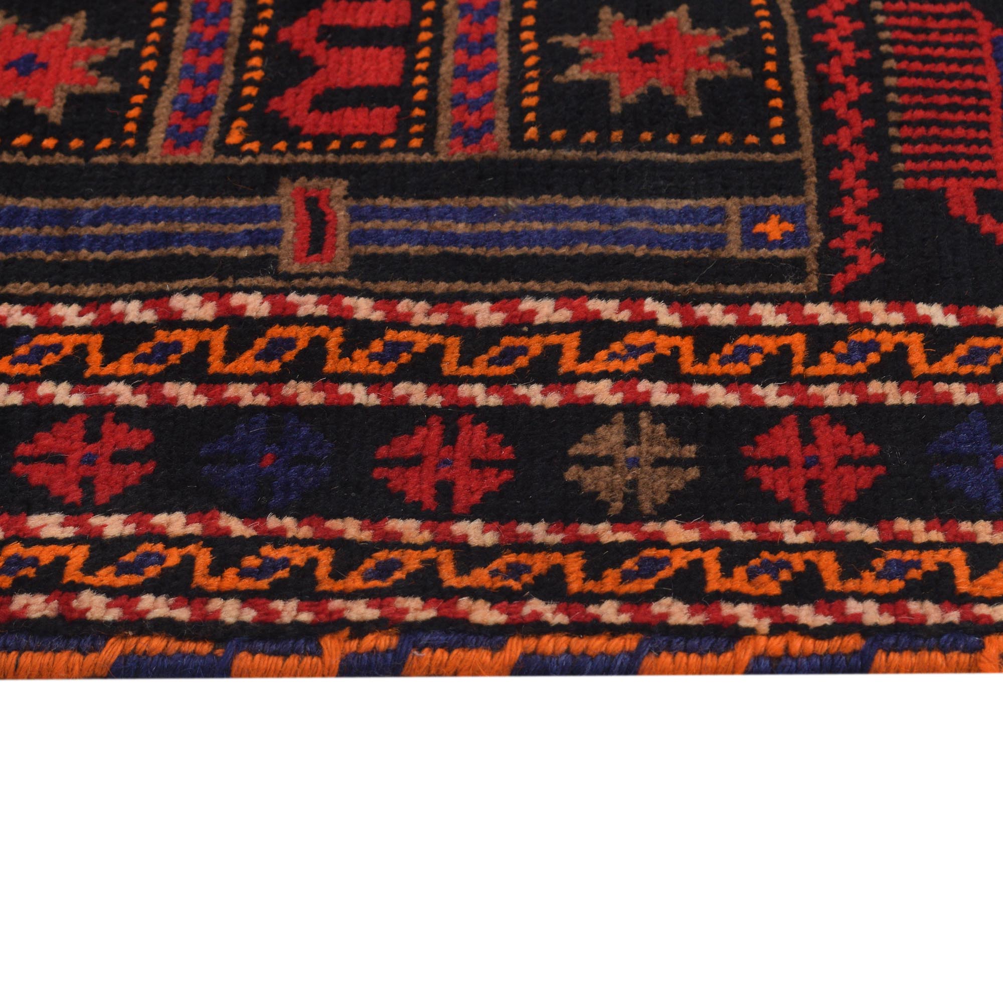 Prayer Rug Heritage Afghan 4.4x3 ft
