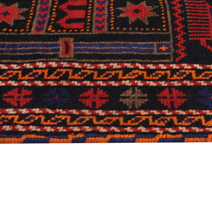 Prayer Rug Heritage Afghan 4.4x3 ft