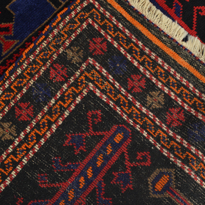 Prayer Rug Heritage Afghan 4.4x3 ft